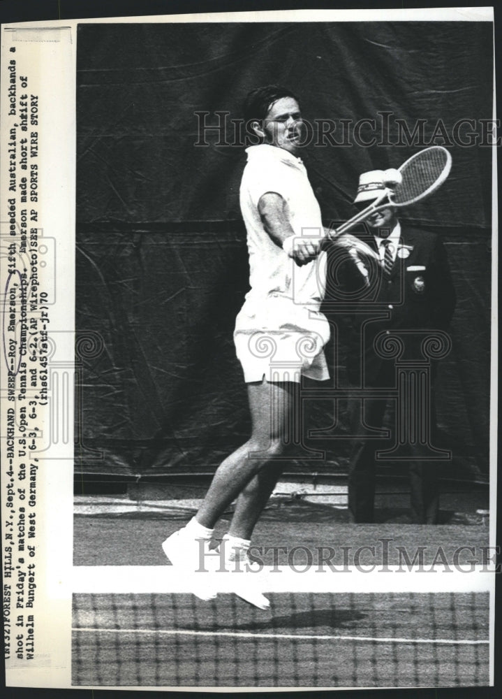 1970 Roy Emerson, Australian Tennis Player - Historic Images