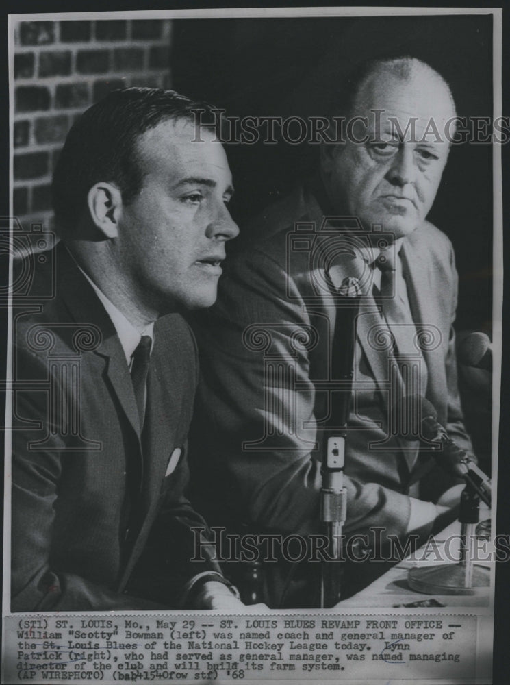 1969 William Scotty Bowman Lynn Patrick-Historic Images