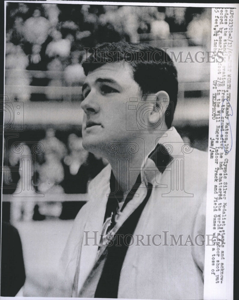 1965 Press Photo Randy Watson, Olympic Shot Putter - RSH31933 - Historic Images