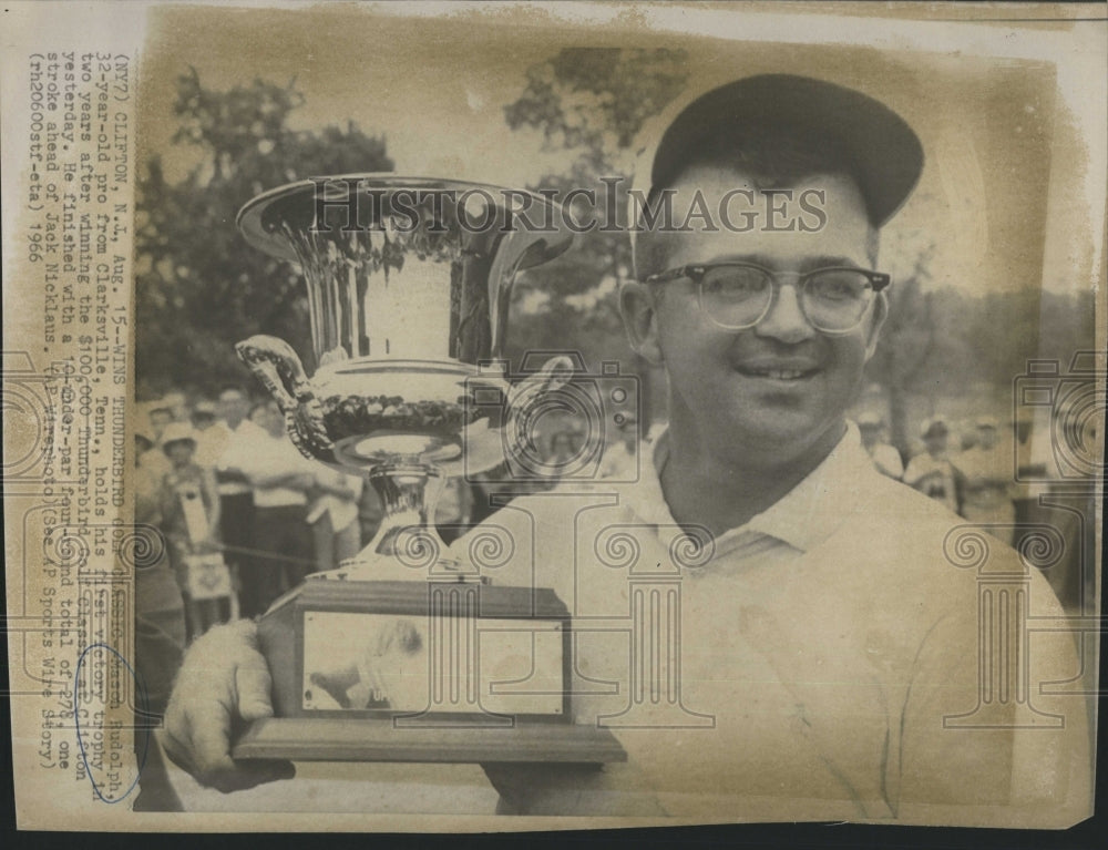 1966 Press Photo Mason Rudolph wins Thunderbird Golf Classic. - Historic Images