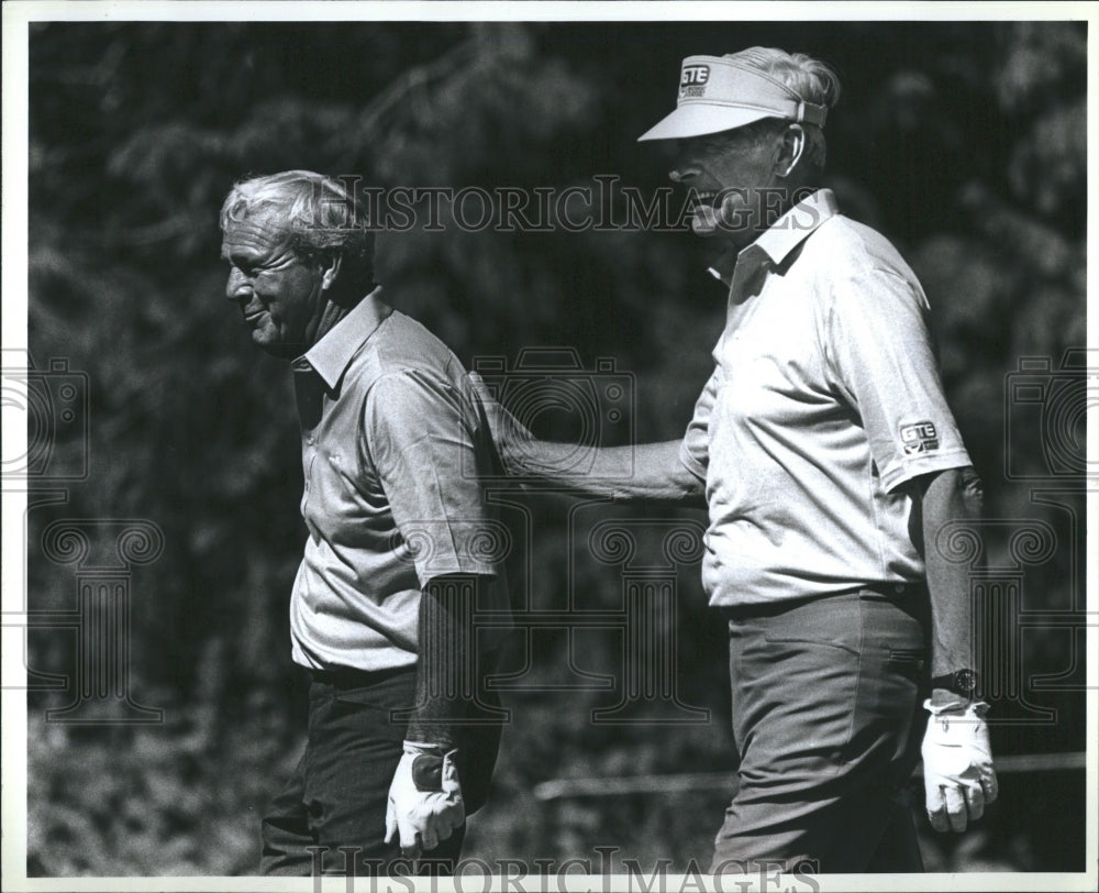 1989 Press Photo Arnold Palmer Jack McNeese Pro Am - Historic Images