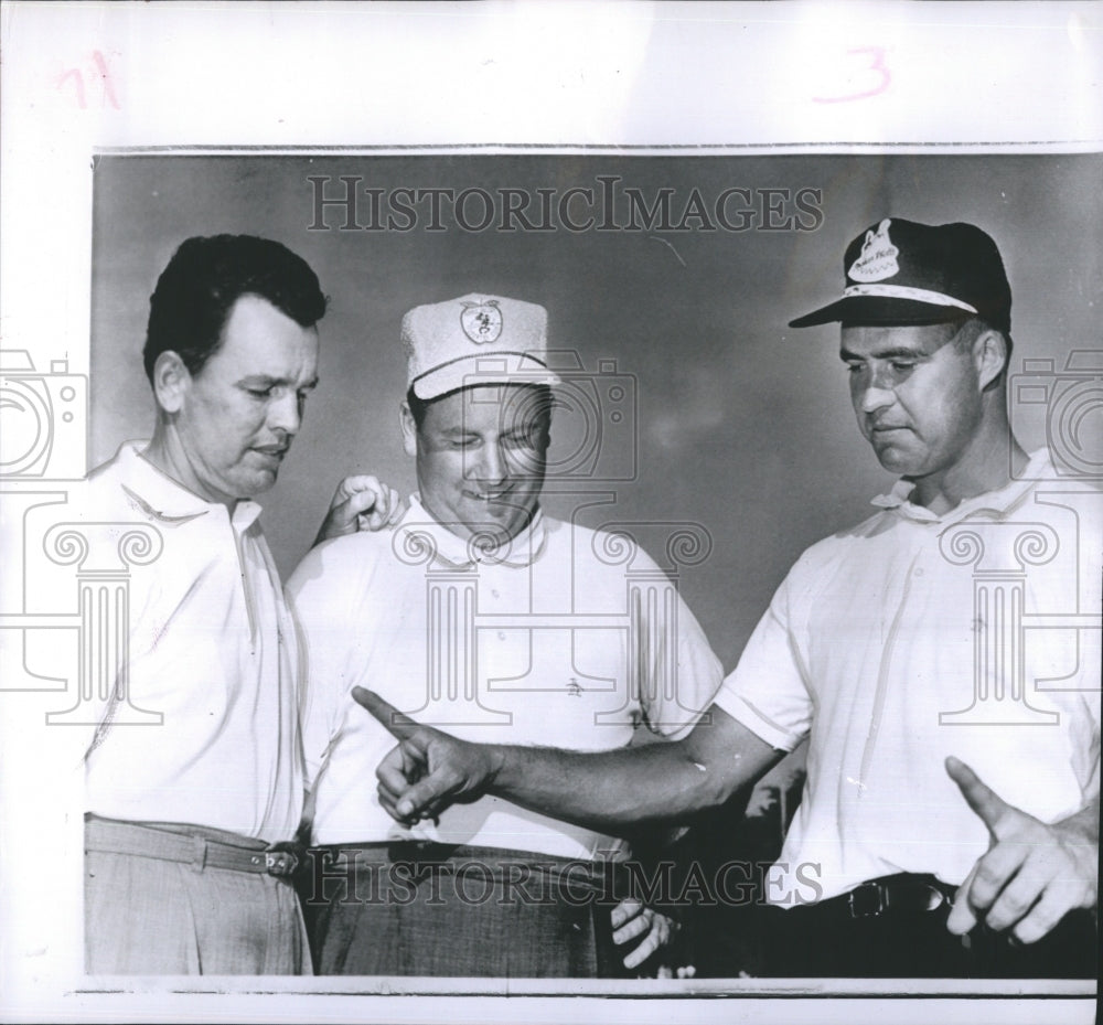 1961 Johnny Pott Billy Casper Jack Burke Flint Open-Historic Images