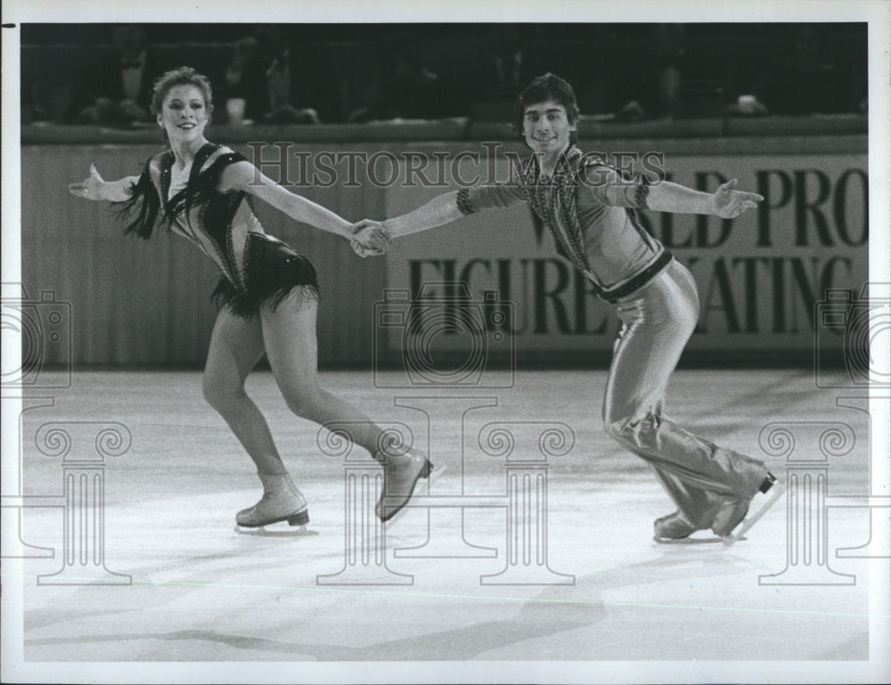 1983 Press Photo Babilonia Gardner World Professional Figure Skating - Historic Images