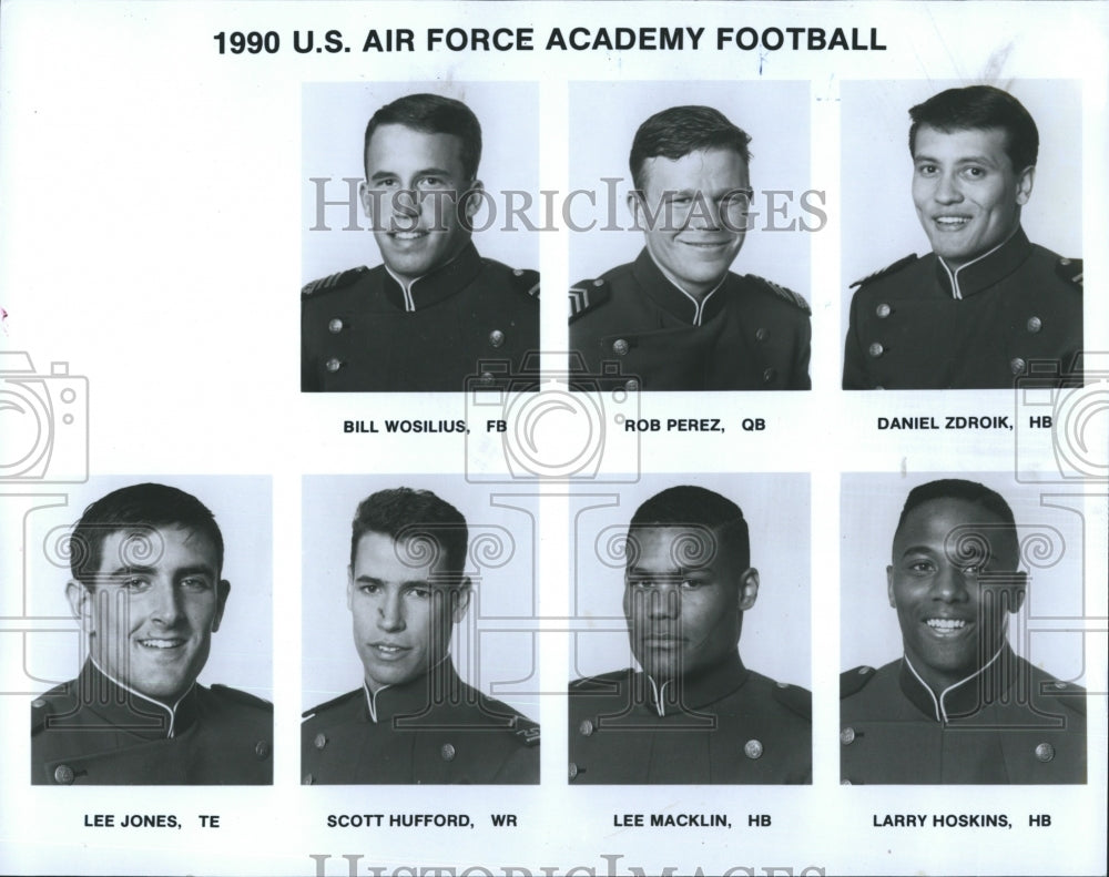 1990 Players for the National Air Force Academy Football Team-Historic Images