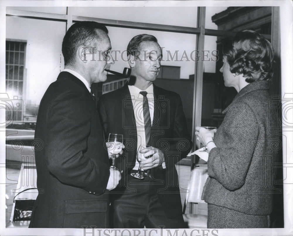 1966 Press Photo Dan Simmon, Rod Laver and Mas Wes Jenkins - RSH33103 - Historic Images