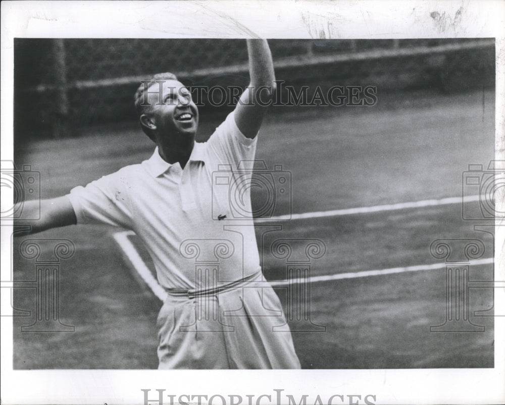 1959 Press Photo Don Budge Tennis Player - Historic Images