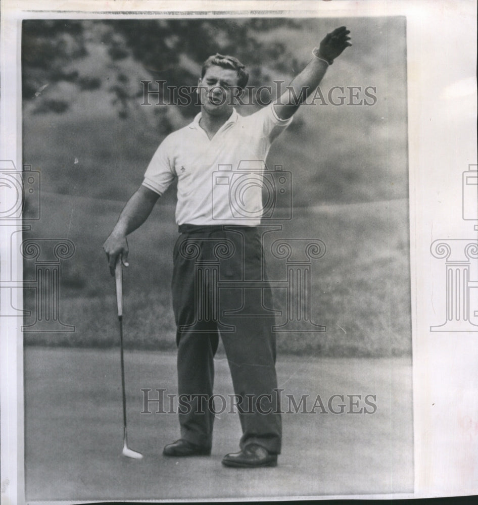 1963 Press Photo Dean Refram Golfer US Open - Historic Images