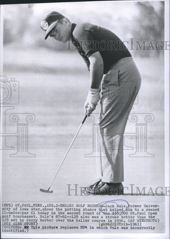 1956 Press Photo Jack Rule Jr.  American professional golfer. - Historic Images