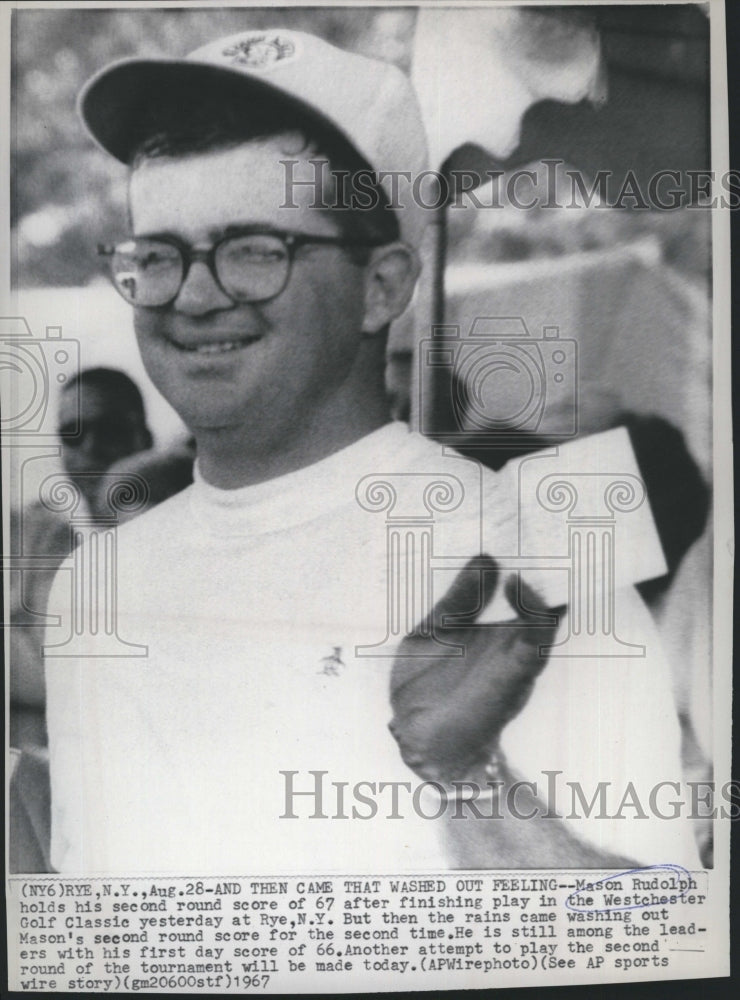1967 Press Photo PGA Golfer Mason Rudolph Westchester Golf Classic - Historic Images