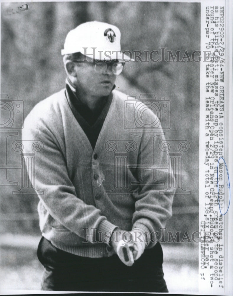 1964 Press Photo Mason Rudolph the man in the picture - Historic Images