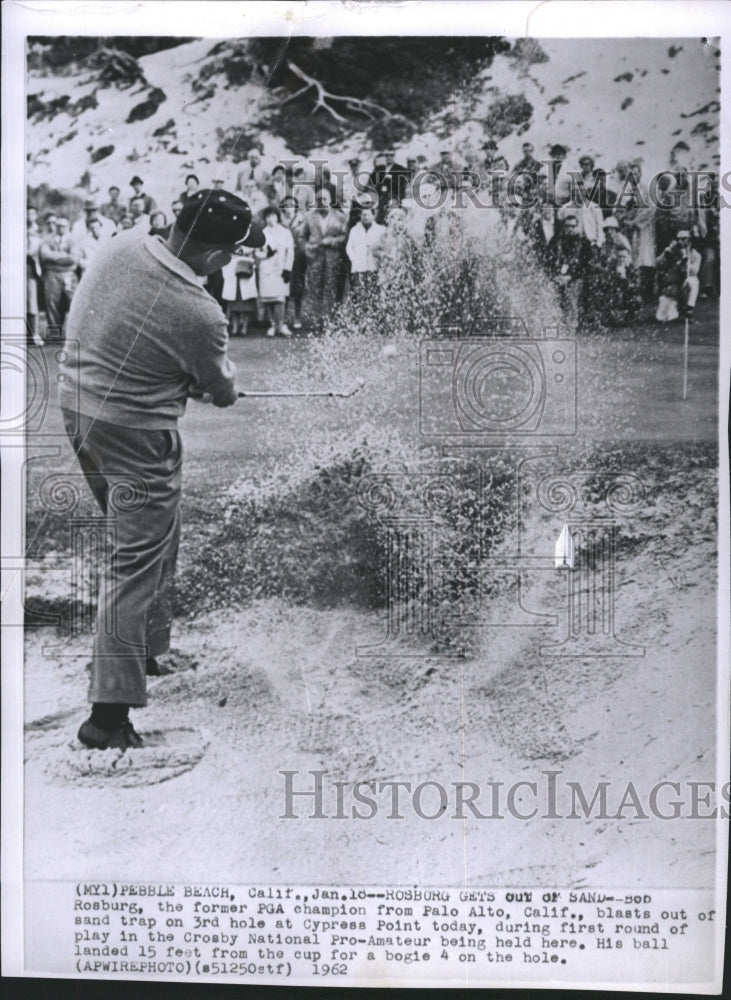 1962 PGA Golfer Bob Rosburg Crosby National Pro Am Tournament - Historic Images
