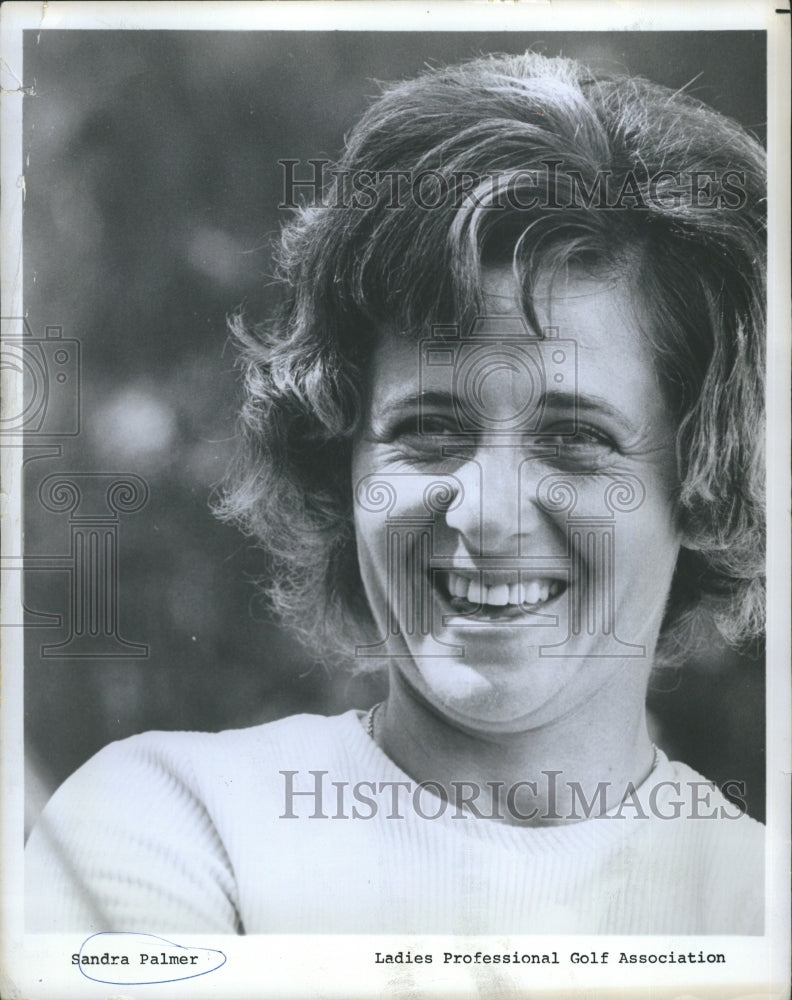 Press Photo Sandra Palmer, Ladies PGA - Historic Images
