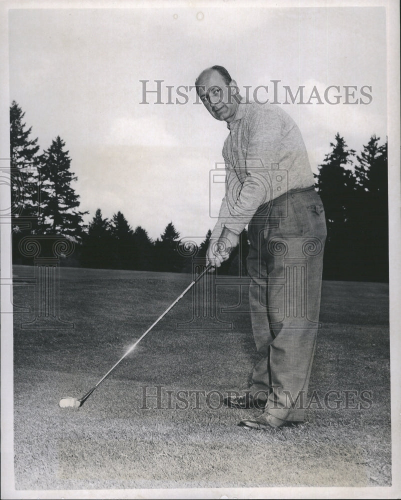 1961 Press Photo Golf Coach Tom Page - Historic Images