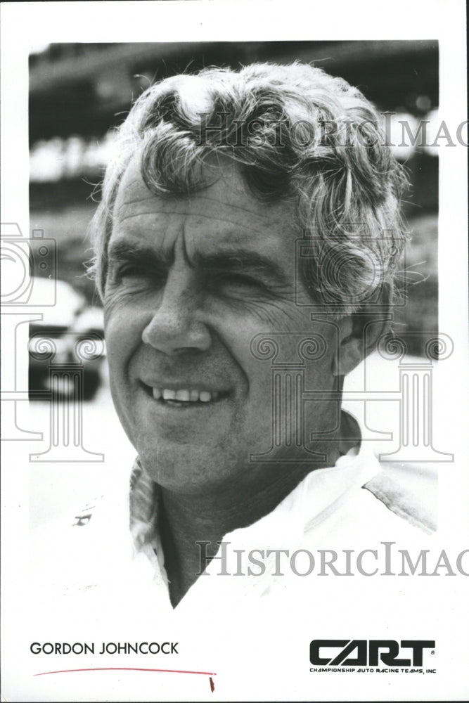 1986 Press Photo Gordon Johncock Championship Auto Racing Team - Historic Images