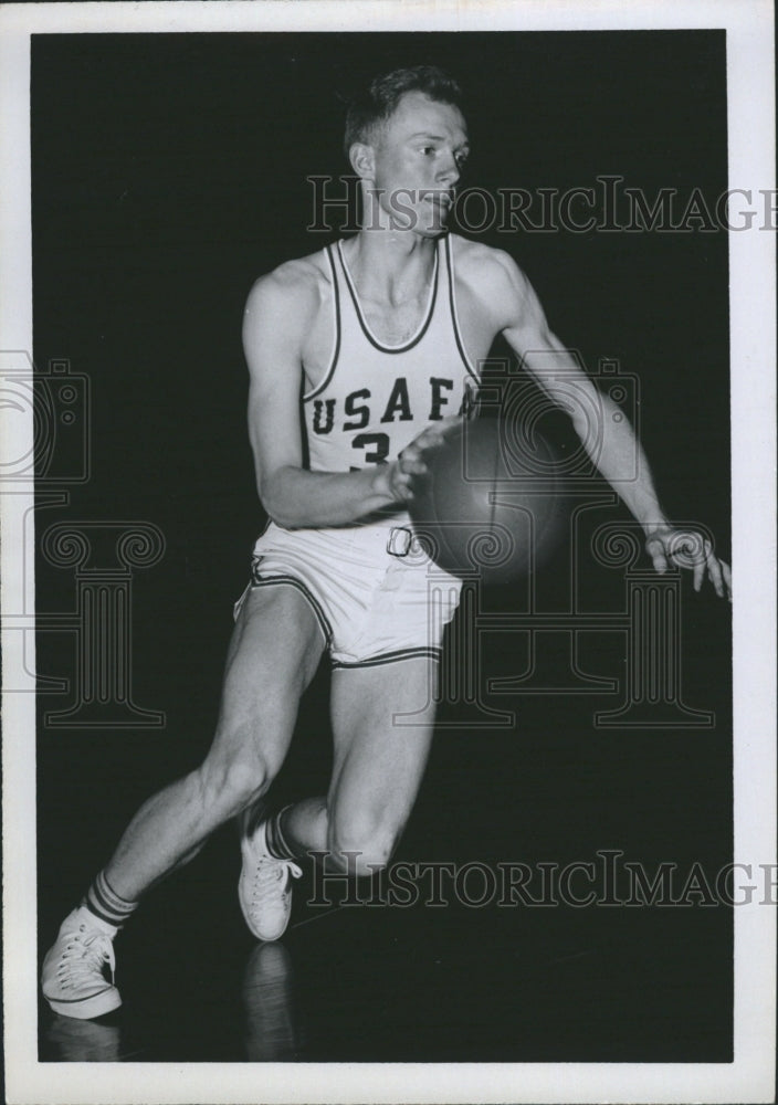 1959 USAF Academy basketball player Bob Beckel - Historic Images