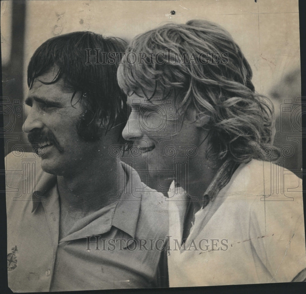 1974 Press Photo Sweden&#39;s Bjorn Borg, tennis player after winning. - Historic Images