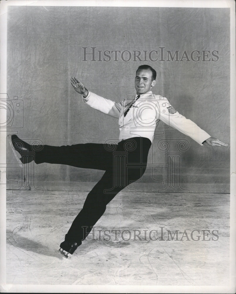 1958 Olympic Skating Champ Dick Button Goes Theatre - Historic Images