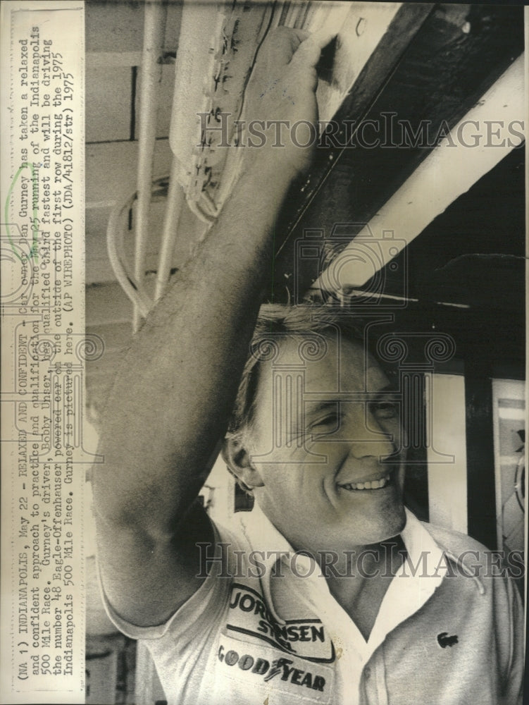 1975 Press Photo Dan Gurney - Historic Images