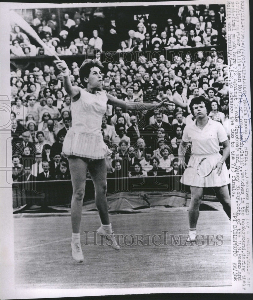 1965 Maria Bueno, Brazil, Billie Jean Moffit - Historic Images