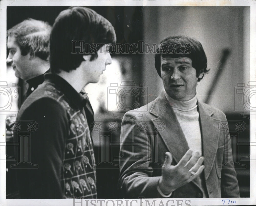 1977 Press Photo Harry Sinden, President of Boston Bruines - RSH34857 - Historic Images