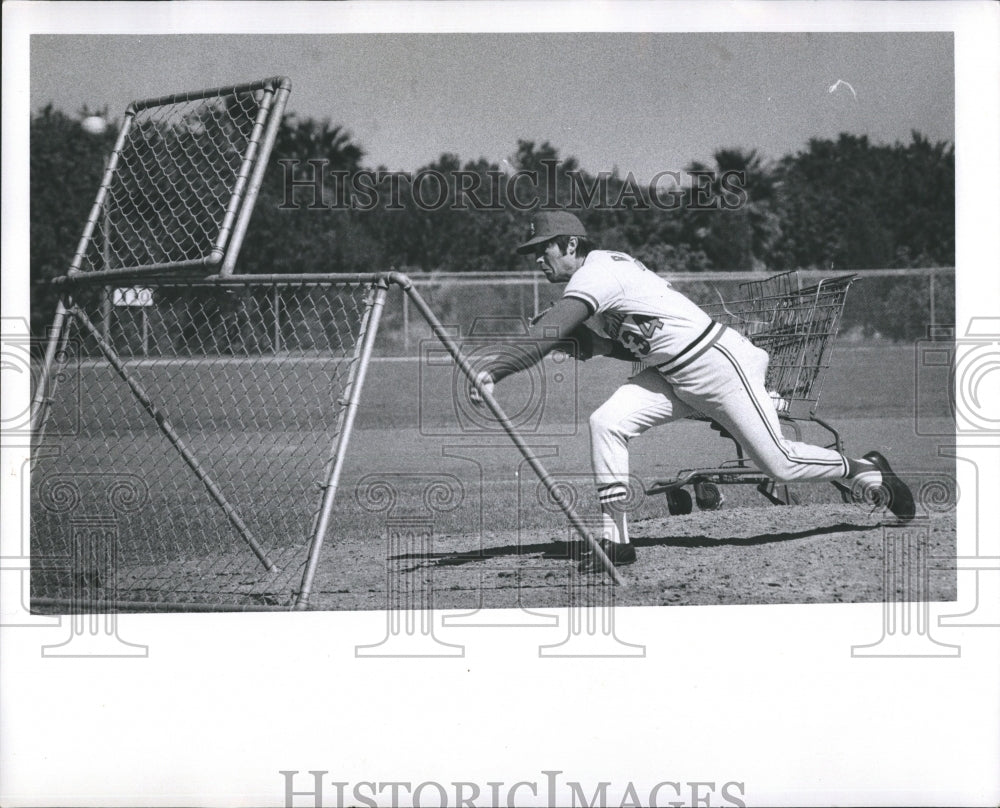 1974 Press Photo Baseball Player Pete Richet - RSH34981 - Historic Images