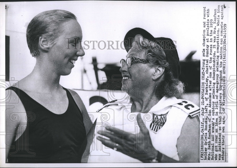 1959 Press Photo Sylvia Ruuska of Berkeley - Historic Images