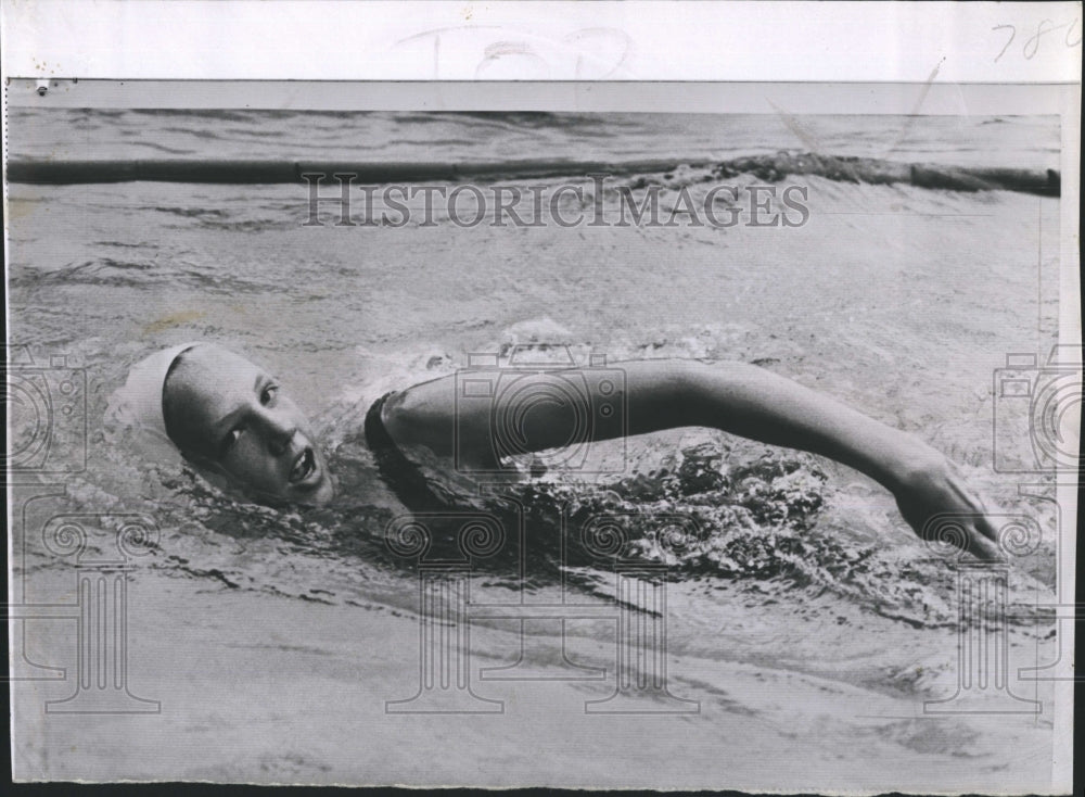 1956 Press Photo Sylvia Ruuska of Berkeley - Historic Images