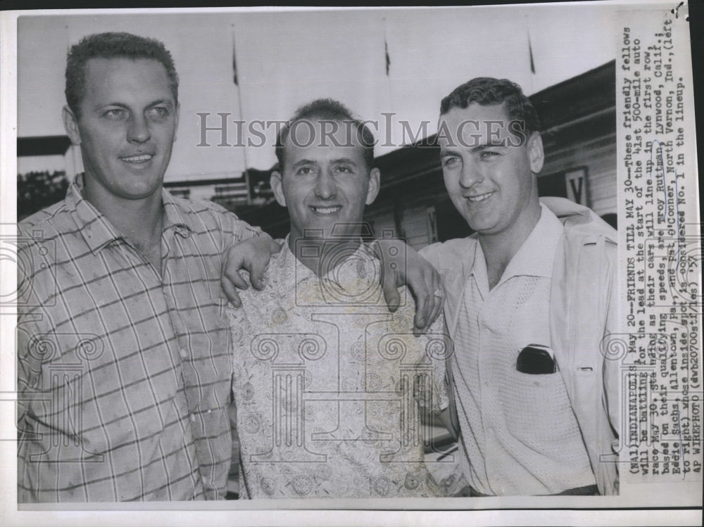 1957 Press Photo Swimmers - Historic Images