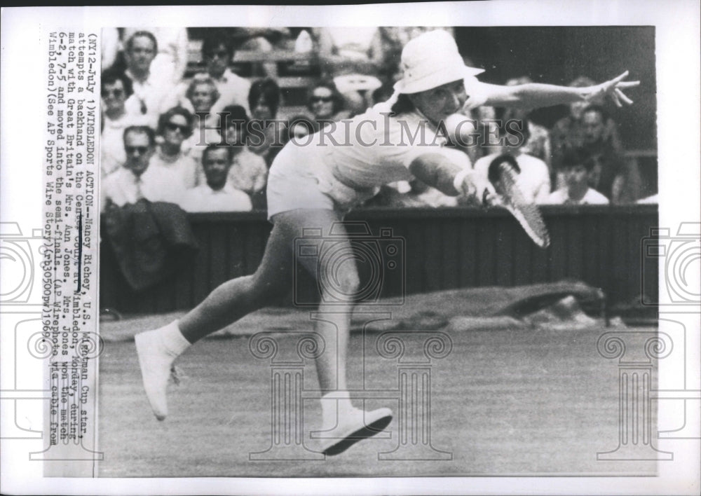 1969 Press Photo Nancy Richey,a tennis player. - Historic Images