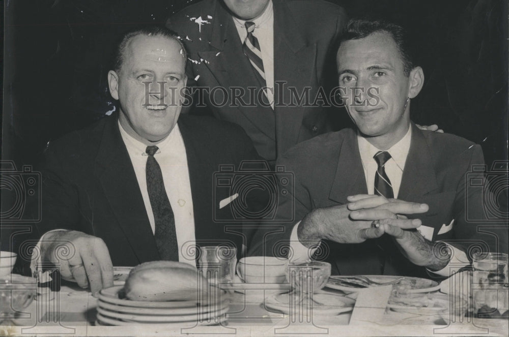 1961 Press Photo Bruins GM & Coach - RSH35169 - Historic Images