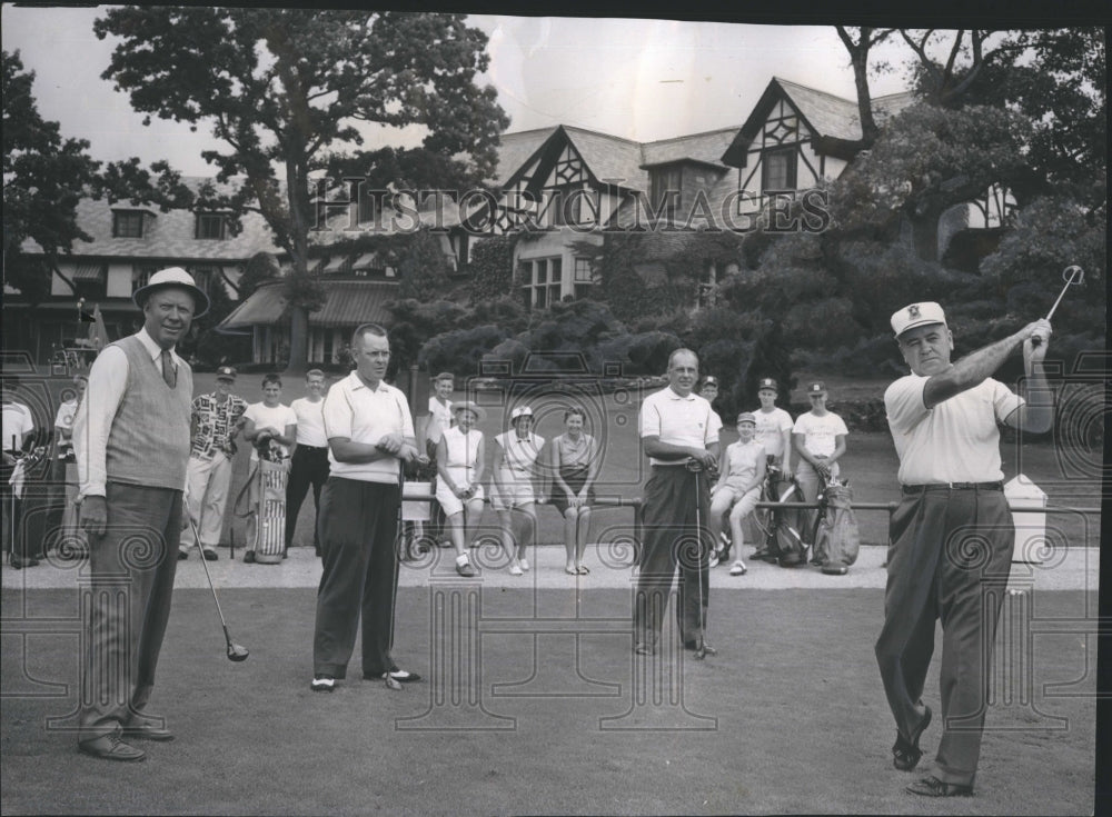 1958 Butterfield Golf Club Chick Evans Chuck Johnson Ed Somerville-Historic Images