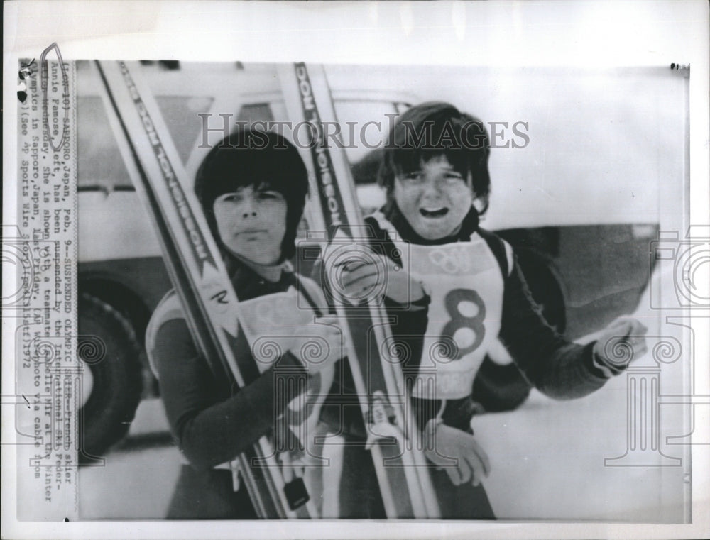 1972 Press Photo French Skier Annie Famose - RSH35699 - Historic Images