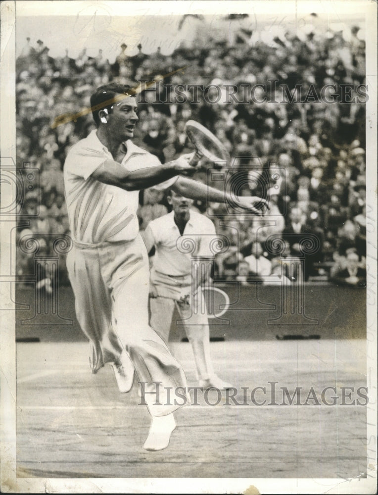 1933 Press Photo Johnny Van Ryn Tennis - RSH35977 - Historic Images