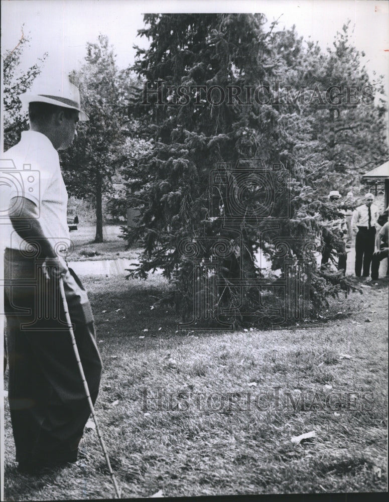 1962 Press Photo Golfer Dave Marr during the Denver Open Golf Tournament - Historic Images