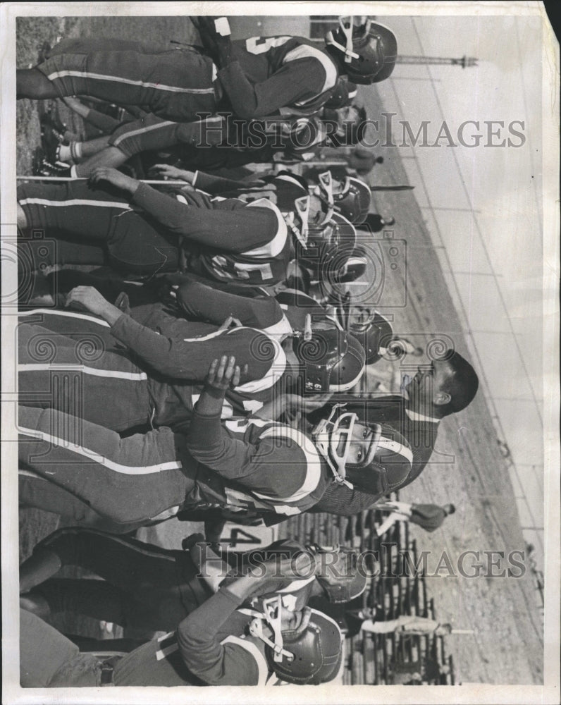 1963 Press Photo Guy Gibbs Raider Coach College Football - Historic Images