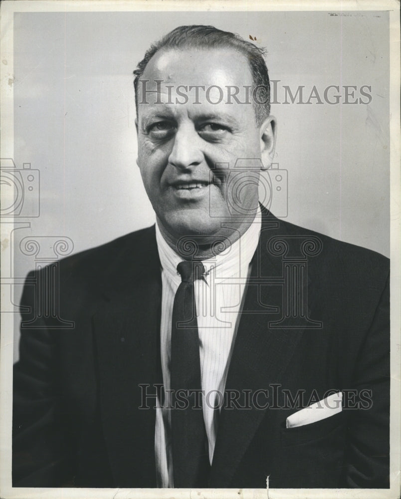 1961 Press Photo Lynn Patrick Boston Bruins Hockey - RSH36263 - Historic Images