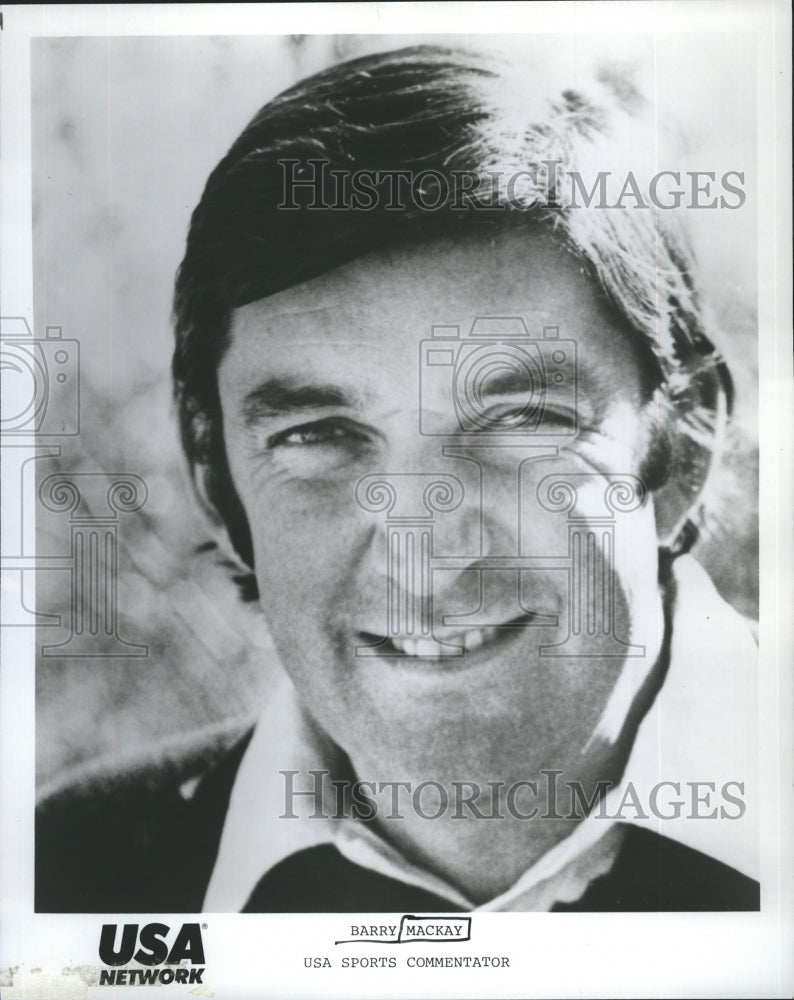 Press Photo Barry McKay USA Network Sports Commentator COPY - Historic Images