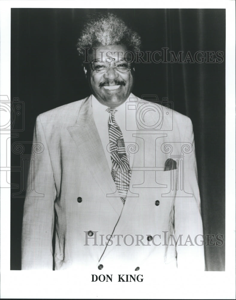 Press Photo Don King Boxing Promoter - Historic Images