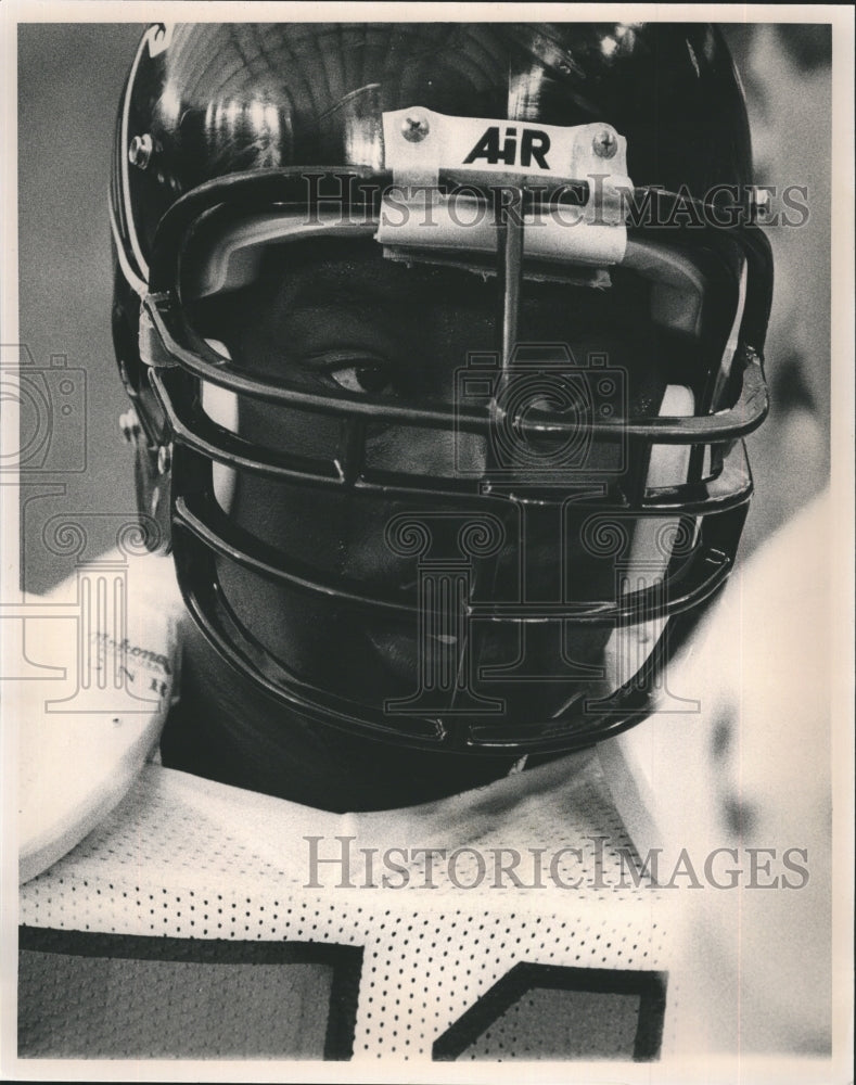 Press Photo Atlanta Falcons Football Player Chris Hinton - Historic Images