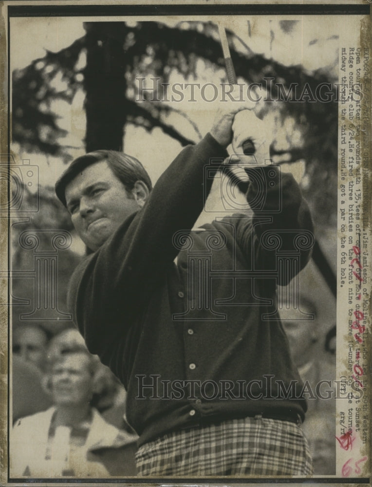 1972 Press Photo Jim Jamieson Golf player - Historic Images