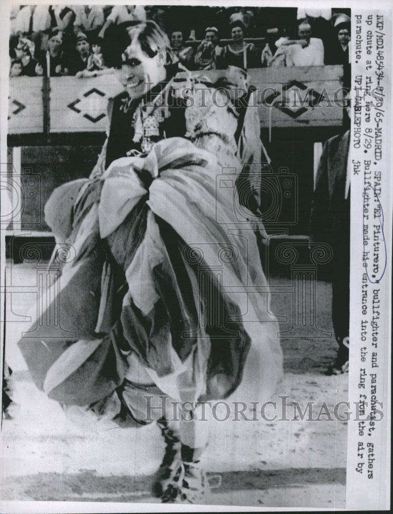 1965 Press Photo El Pinturero Bullfighter - Historic Images