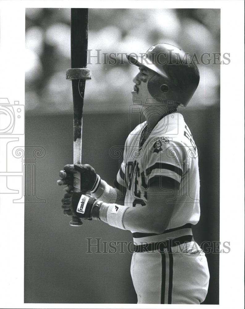 1988 Rafael Belliard Praying Before Batting-Pittsburg Pirates-Historic Images