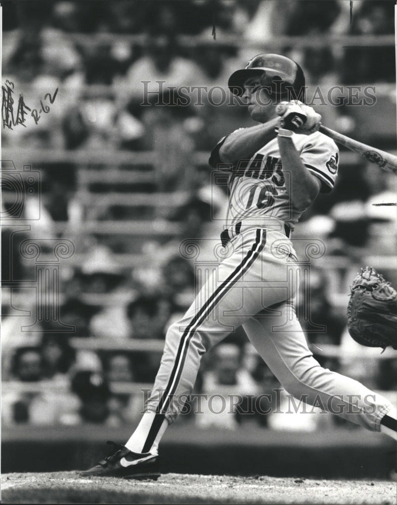 1987 Press Photo Cleveland Indians Jay Bell - RSH36947 - Historic Images