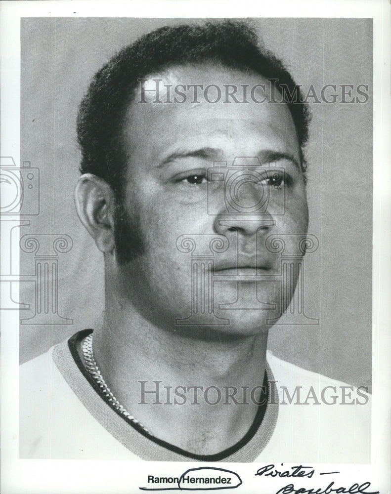 1974 Press Photo Ramon Hernandez Pirates - RSH37093 - Historic Images