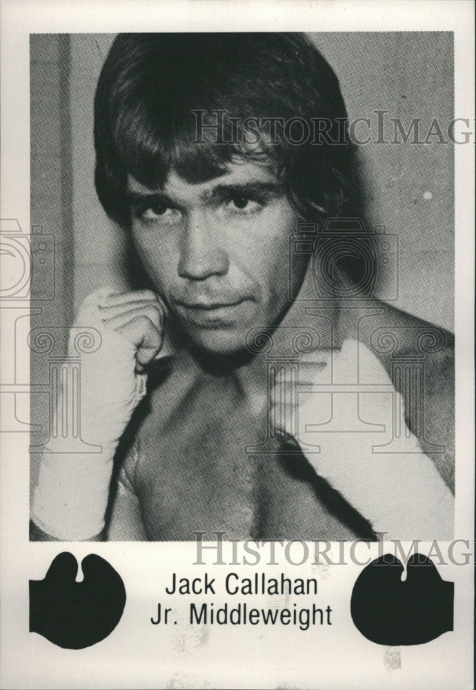 1987 Press Photo Jack Callahan Middleweight - Historic Images