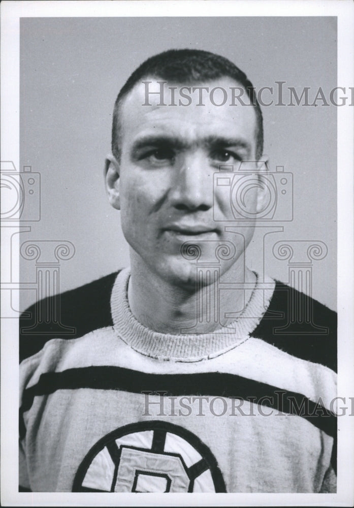 1963 Press Photo Jerry Toppazzini Boston Bruins - RSH37129 - Historic Images