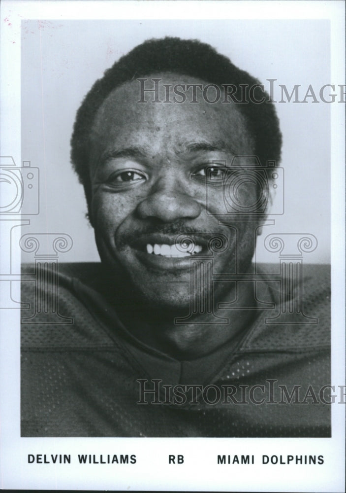 1978 Press Photo Miami Dolphins running back Delvin Williams Houston -  Historic Images