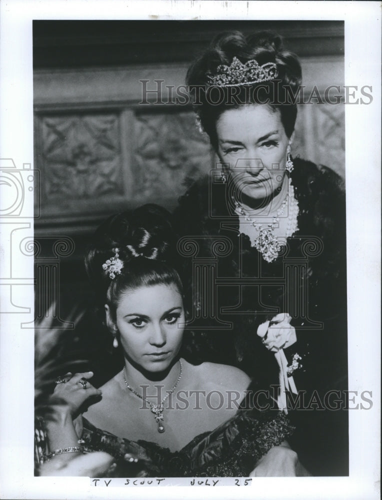 1969 Press Photo Actress Nina Foch &amp; Other Playing Roles TV - Historic Images