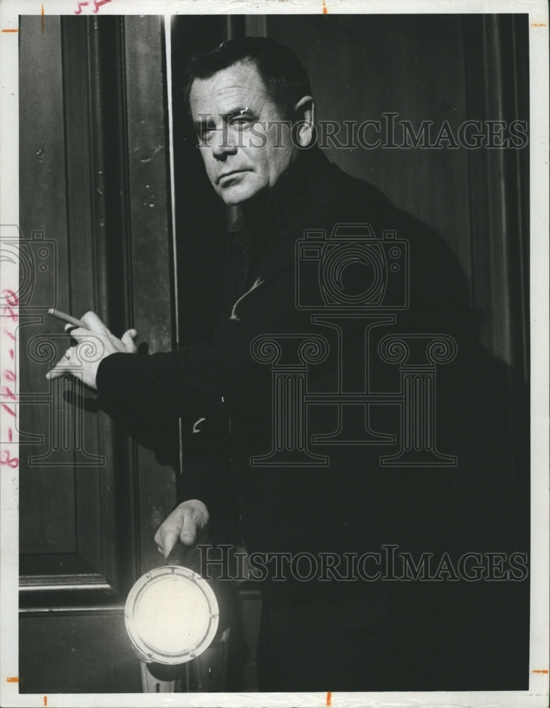 1973 Press Photo Glenn Ford Canadian-born American actor from Hollywood&#39;s Golden - Historic Images