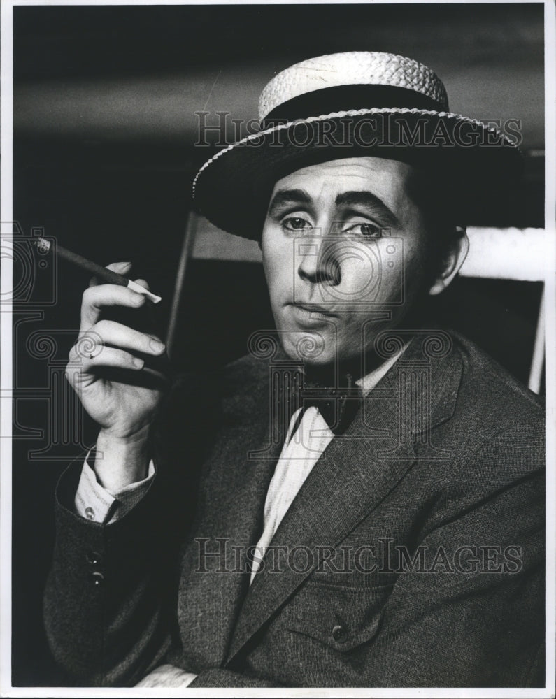 Press Photo Actor Philip LeStrange as E.K. Hornbeck in "Inherit the Wind" Film - Historic Images